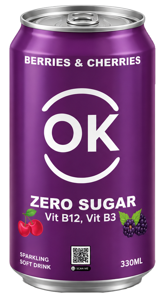 OK Berries & Cherries supplied front can image