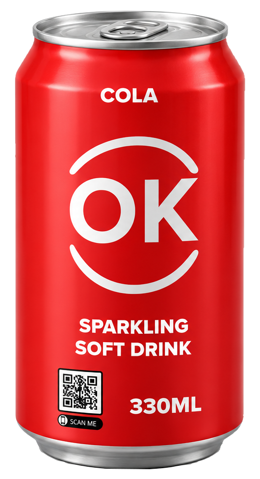 OK Cola supplied front can image