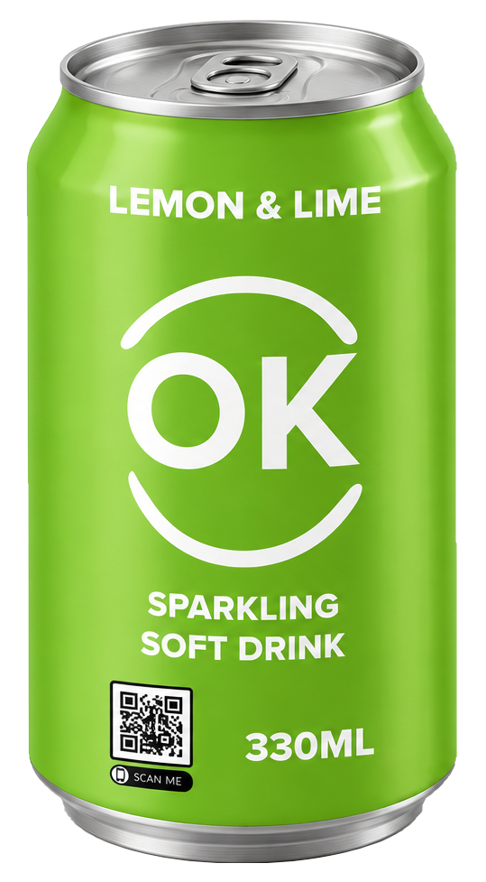 OK Lemon & Lime · GREEN supplied front can image