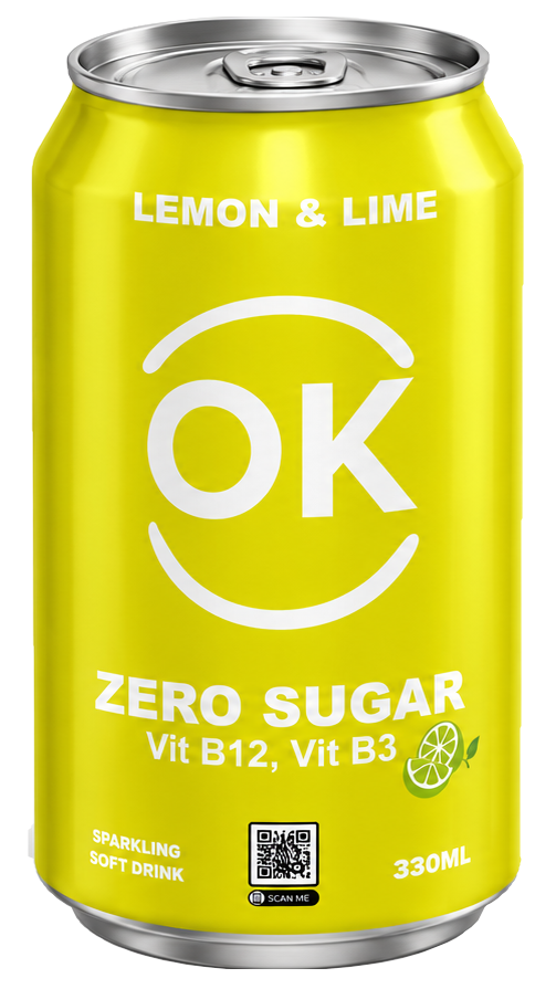 OK Lemon & Lime · YELLOW supplied front can image